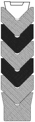 Kastaş K01 Packing – 40X55X22,5 · NBR / Bezli NBR / POM