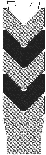 Kastaş K04 Packing – 50,8X65X25,4 · NBR / Bezli NBR / POM